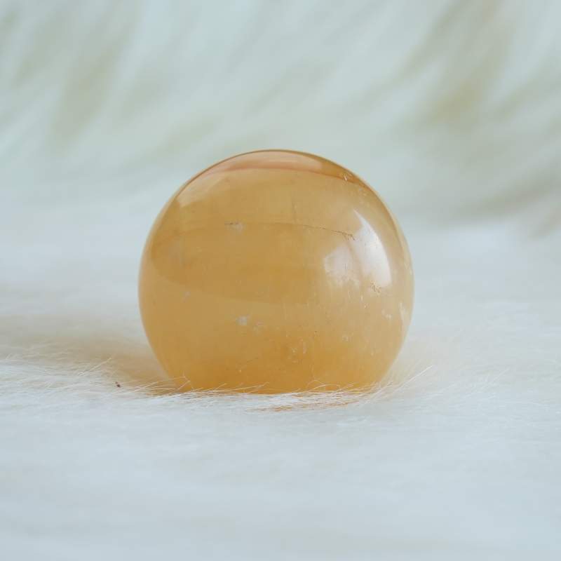 Honey Calcite – Sphere | Tarot Card Reading | Crystal Therapy ...