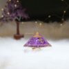 Amethyst- Orgonite Pyramid