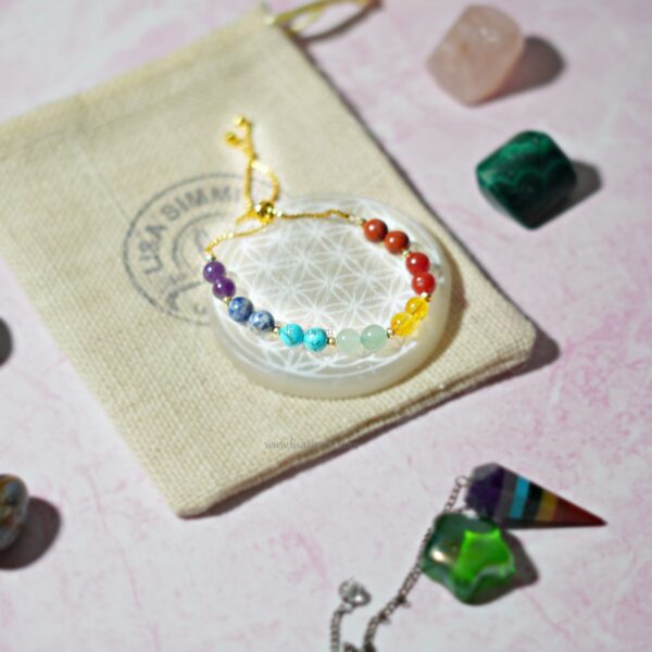 7 Chakra Bracelet – Balance, Blessings & Success - Image 3